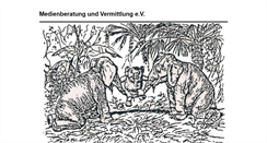 Desktop Screenshot of medienberatungev.org